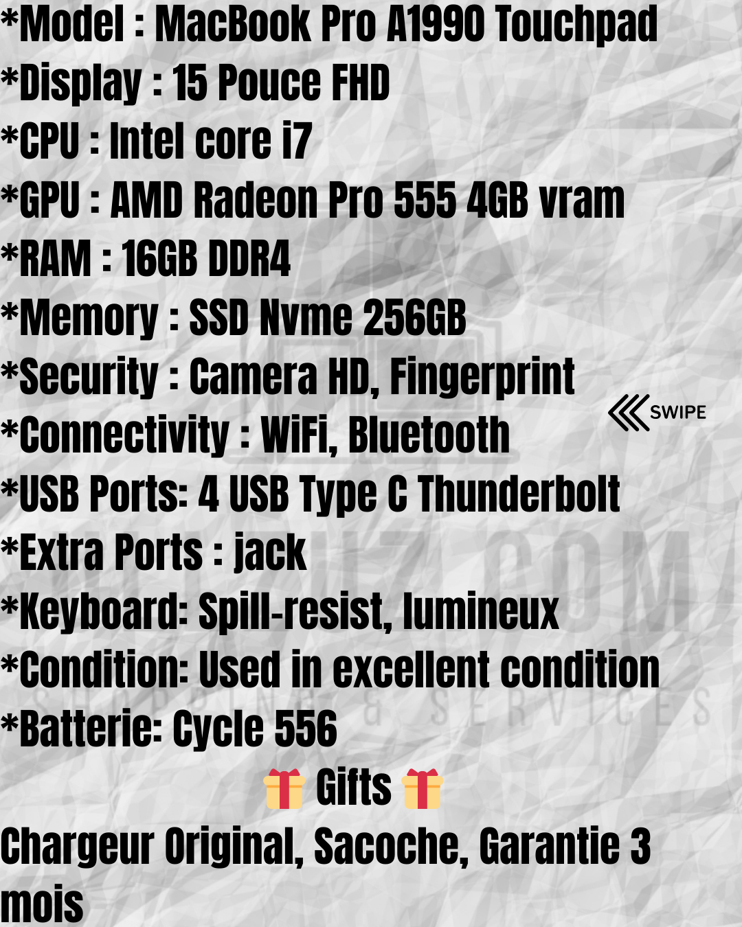 Apple MacBook Pro 2018 A1990