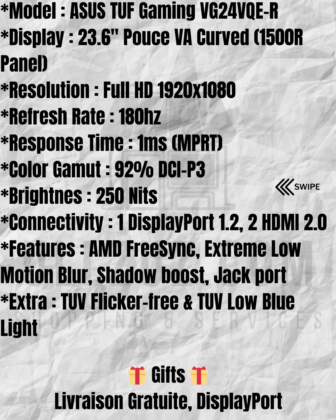 ASUS TUF Gaming VG24VQE-R