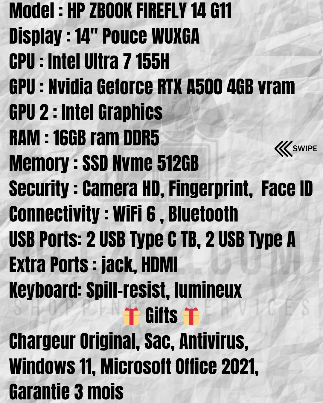 HP ZBOOK FIREFLY 14 G11